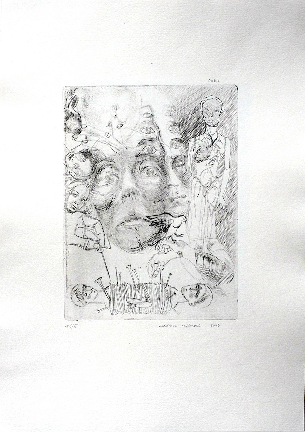 Katerina Komm: sculpture, PRÁCE: Muka