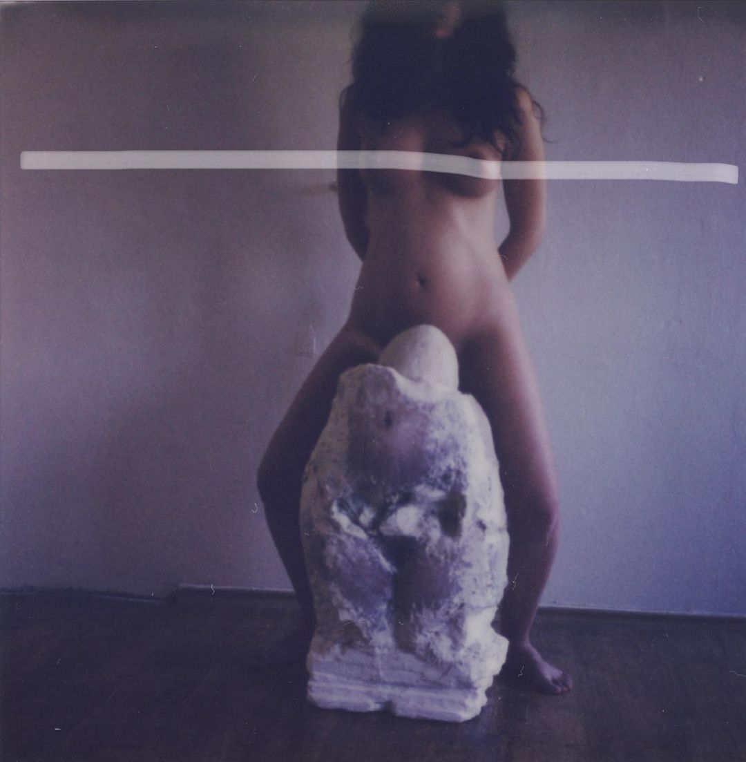 Katerina Komm: sculpture, PRÁCE: Polaroid Venished Gemini